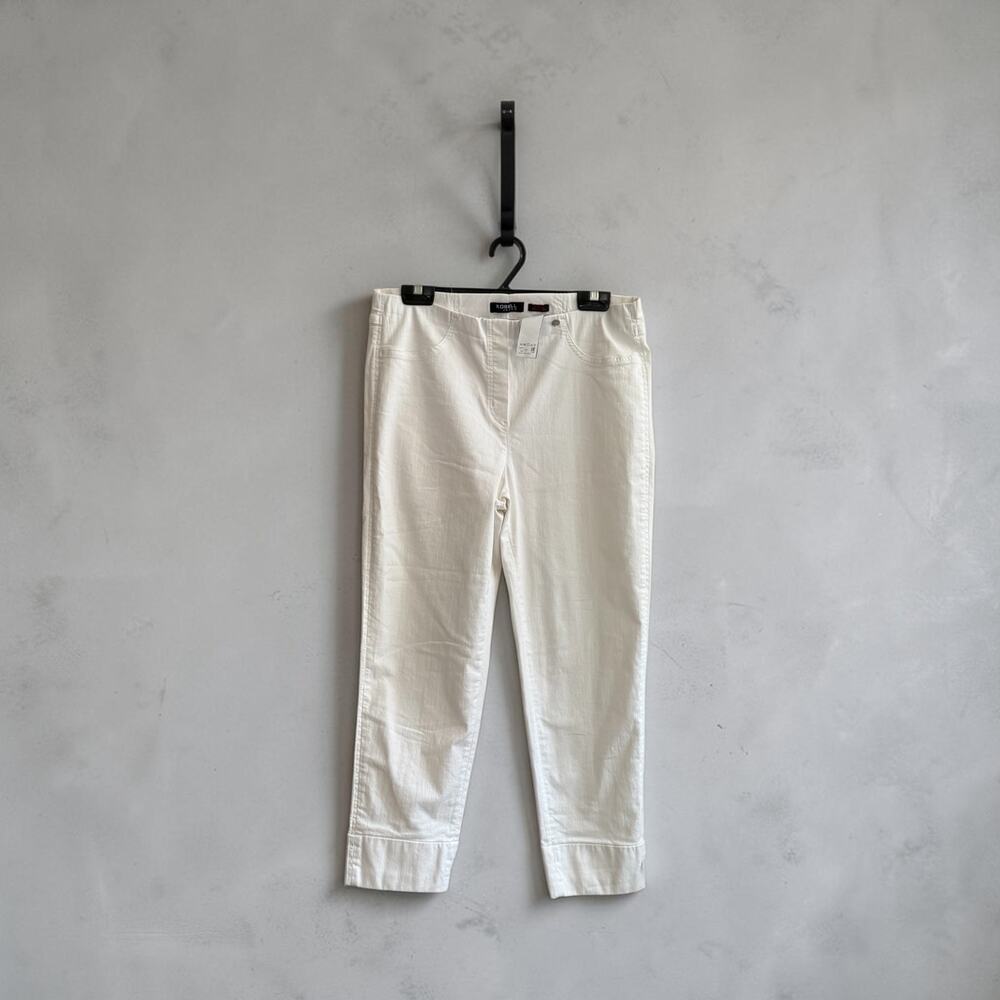 Robell Ankle Length Slim Fit Women's Jeans - Size 12